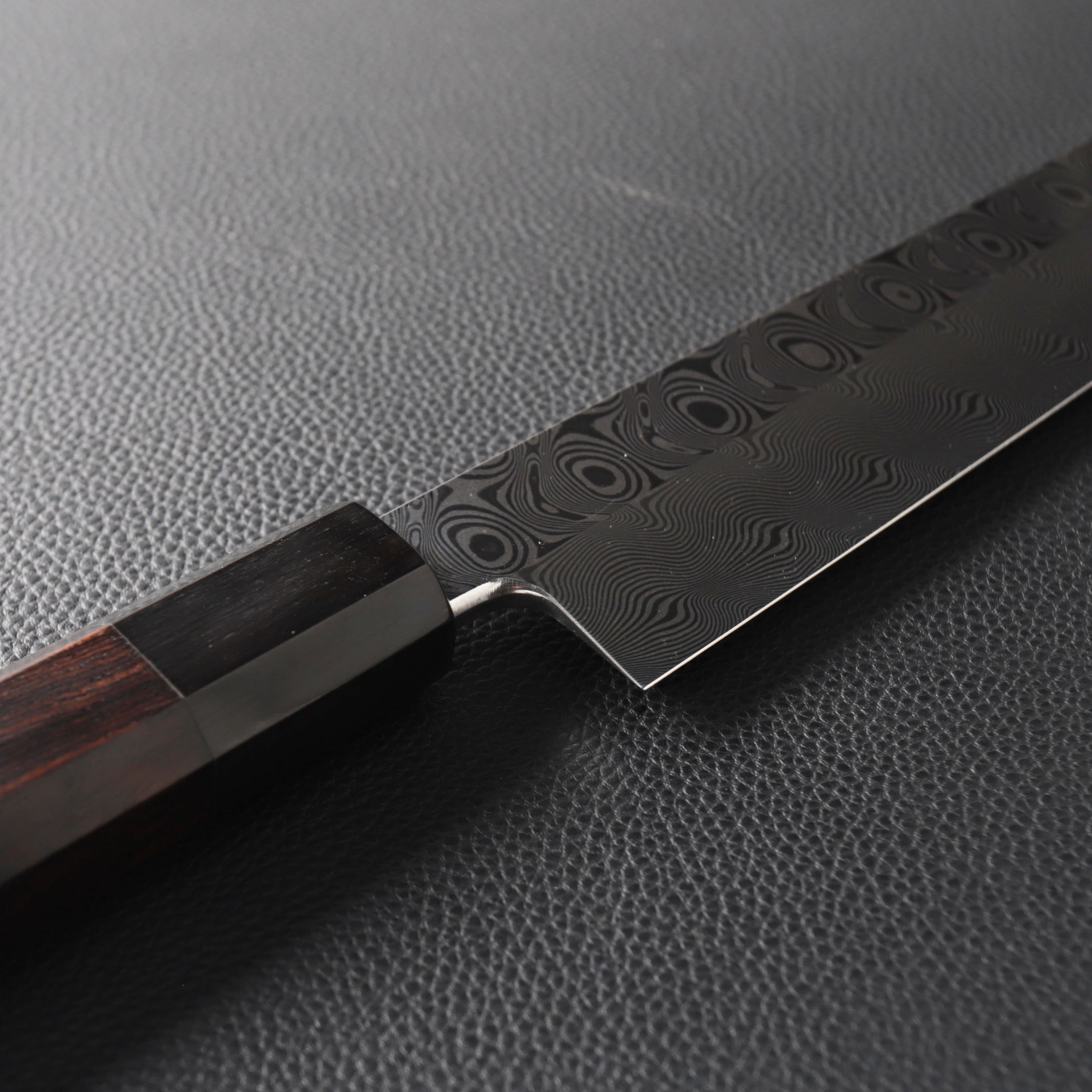 楽天市場】ダマスカス鋼 切付柳刃包丁 尺一（刃渡り330mm） 尺（刃渡り