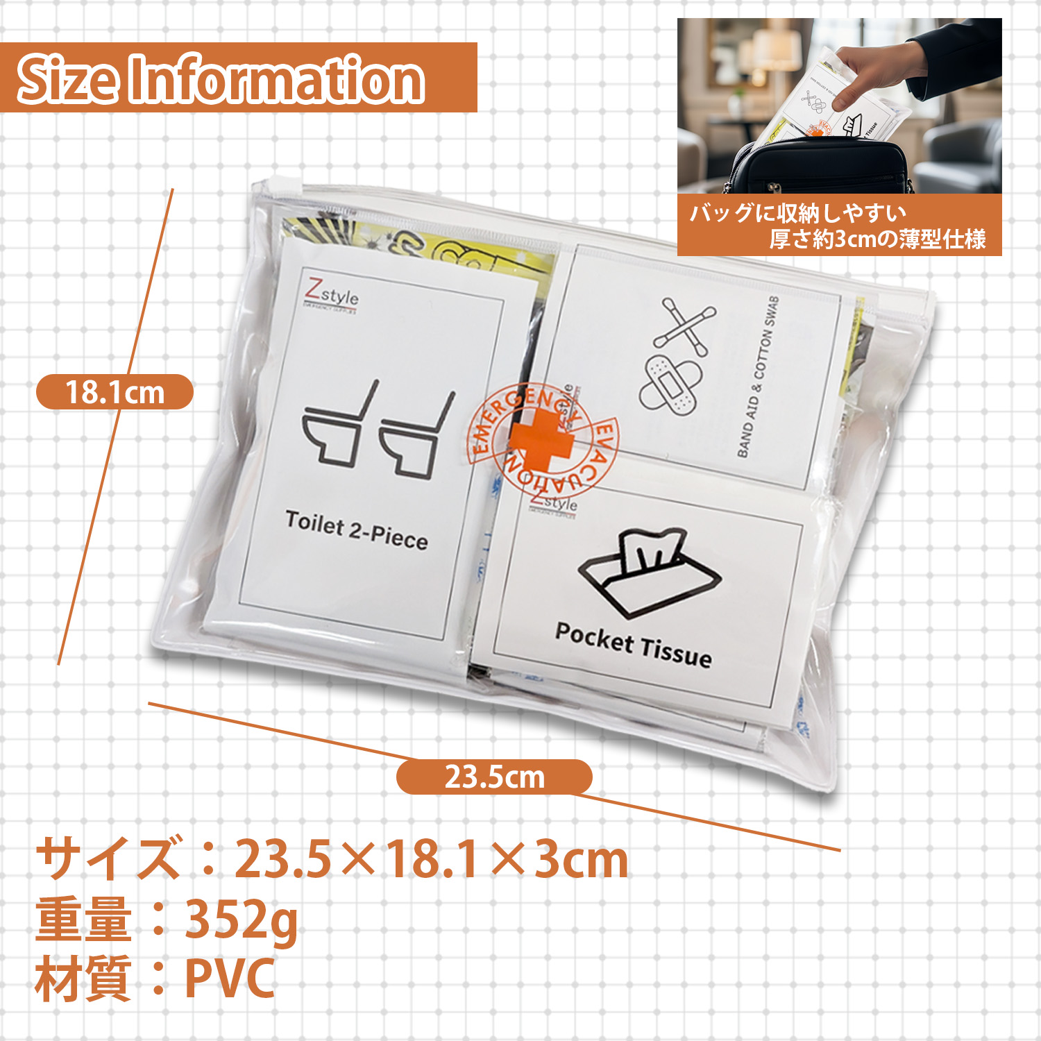 楽天市場】【送料無料】【レビュー特典あり】常備携帯用・帰宅困難者