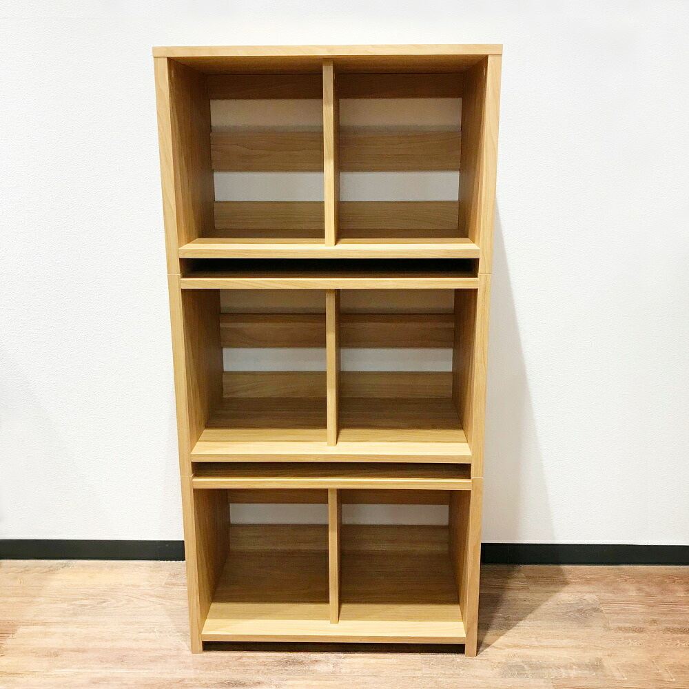 楽天市場】レコードラック 【スタッキングラック 3段 REGULAR