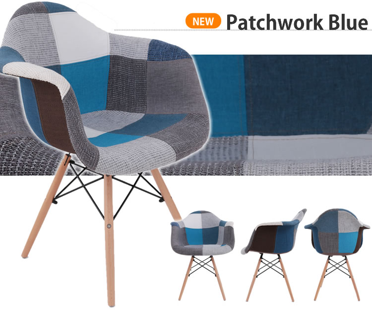 楽天市場】チェア チェアー パッチワーク ファブリック おしゃれ