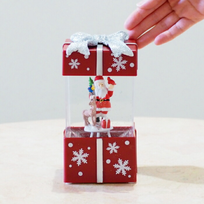 楽天市場】【あす楽】 置物 オブジェ クリスマス 飾り スノードーム