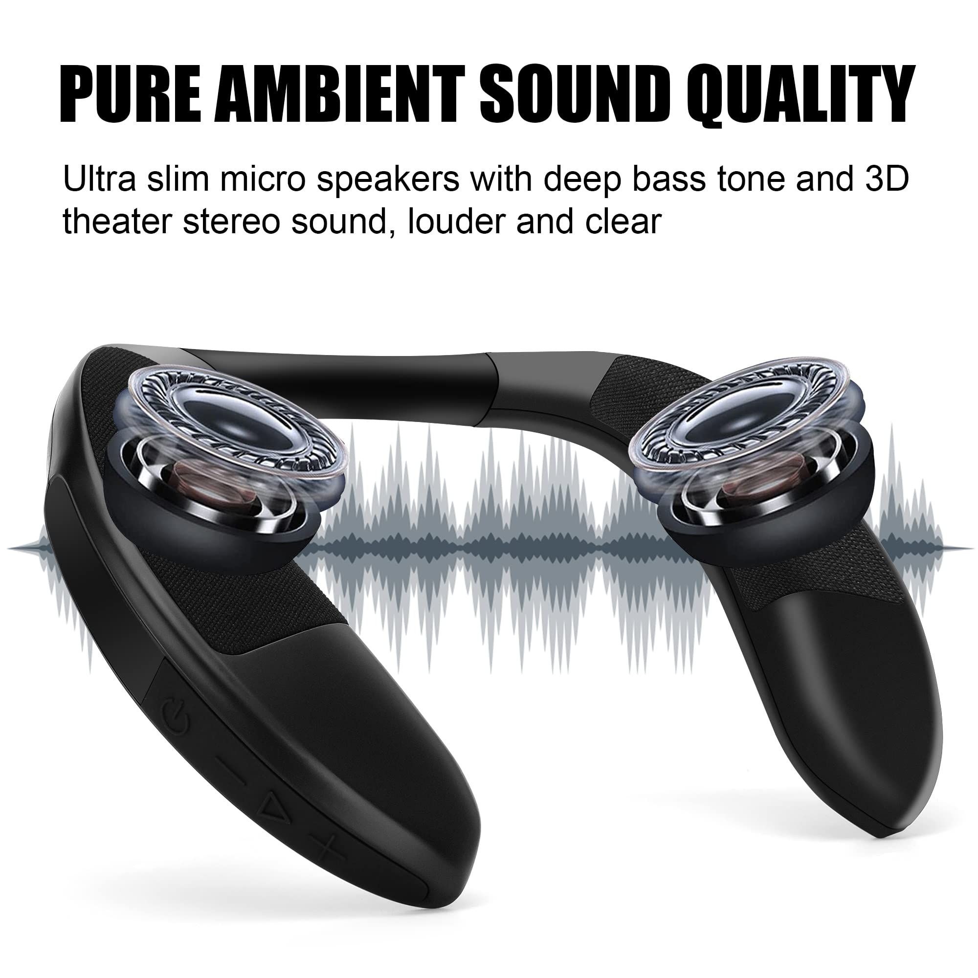 楽天市場】ウェアラブルネックスピーカー Bluetooth ワイヤレス 首掛け