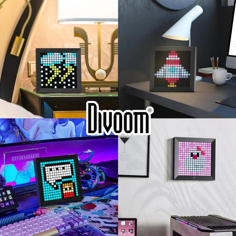 楽天市場】【正規取扱店】Divoom Pixoo ピクセルアートフレーム LED