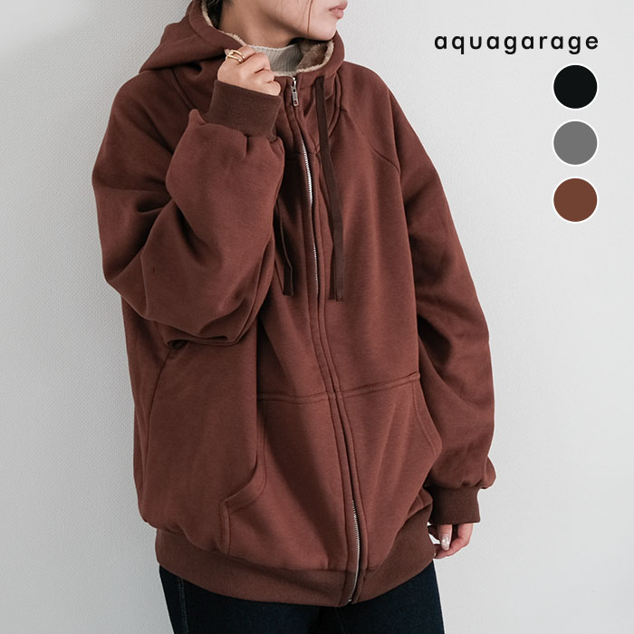 楽天市場】極暖裏ボアパーカー 秋 冬 レディース : aquagarage（アクア