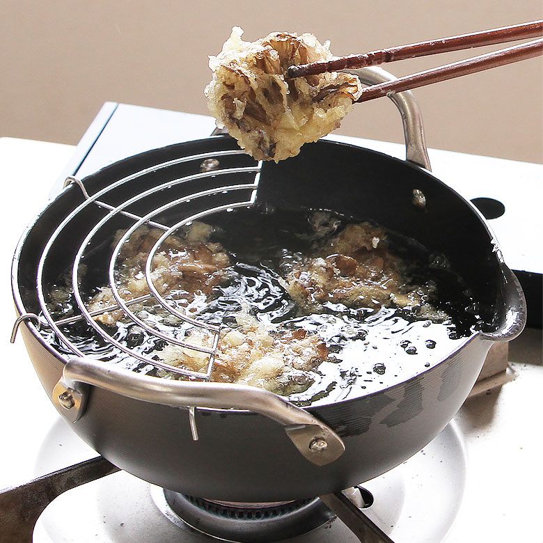 楽天市場】鉄 てんぷら鍋 網付 20cm リバーライト 極 JAPAN 天ぷら鍋 S