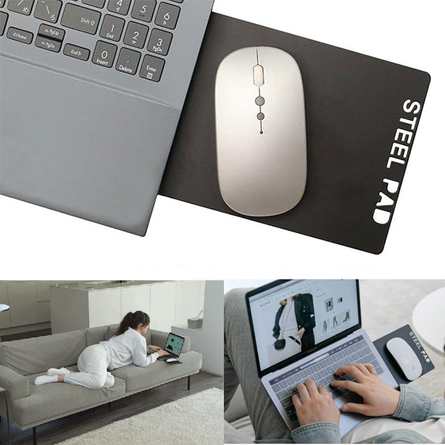 楽天市場】ノートに貼るスライドマウスパッド スティールパッド