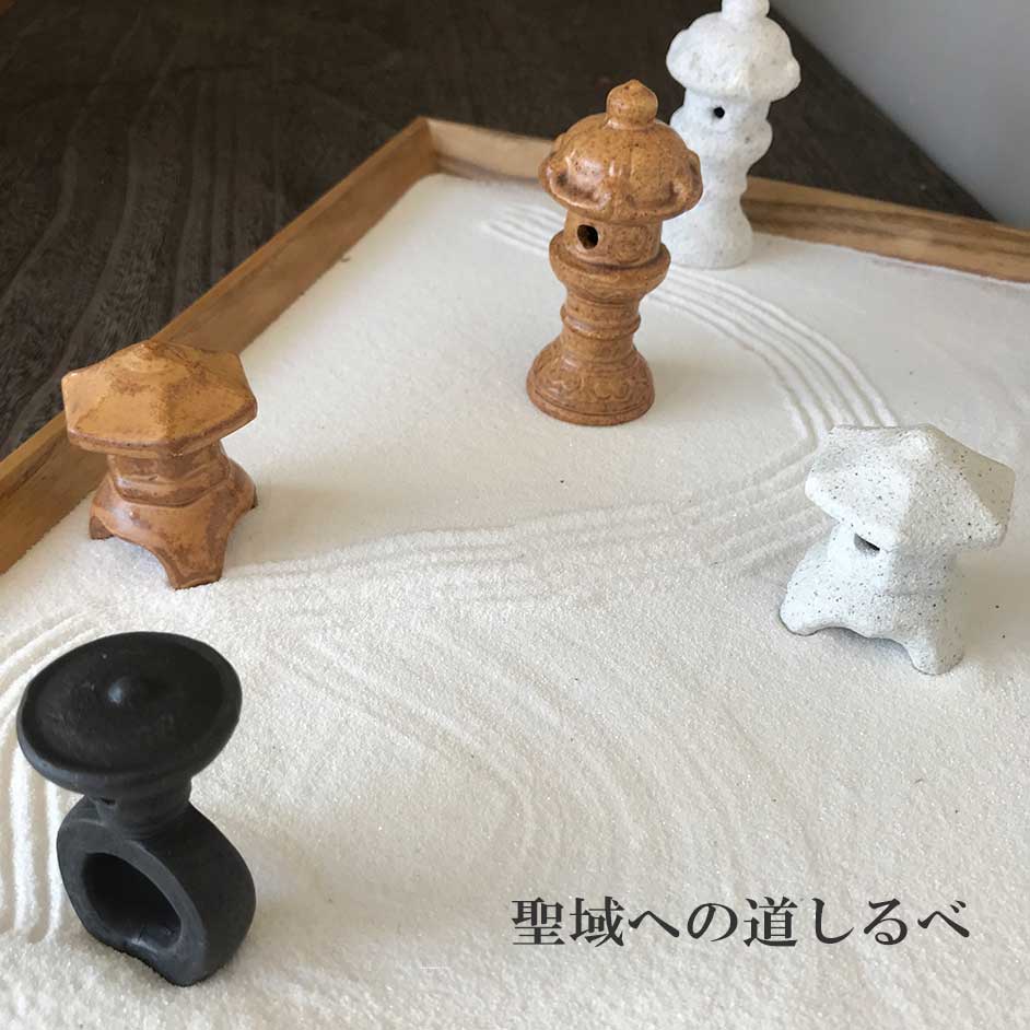 楽天市場】ミニチュアサイズの灯篭 とうろう 5種セット ミニサイズ