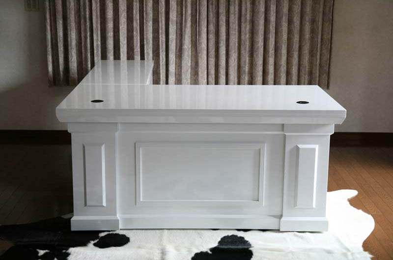 楽天市場】送料無料 新品 超高級 プレジデントデスク エグゼクティブ