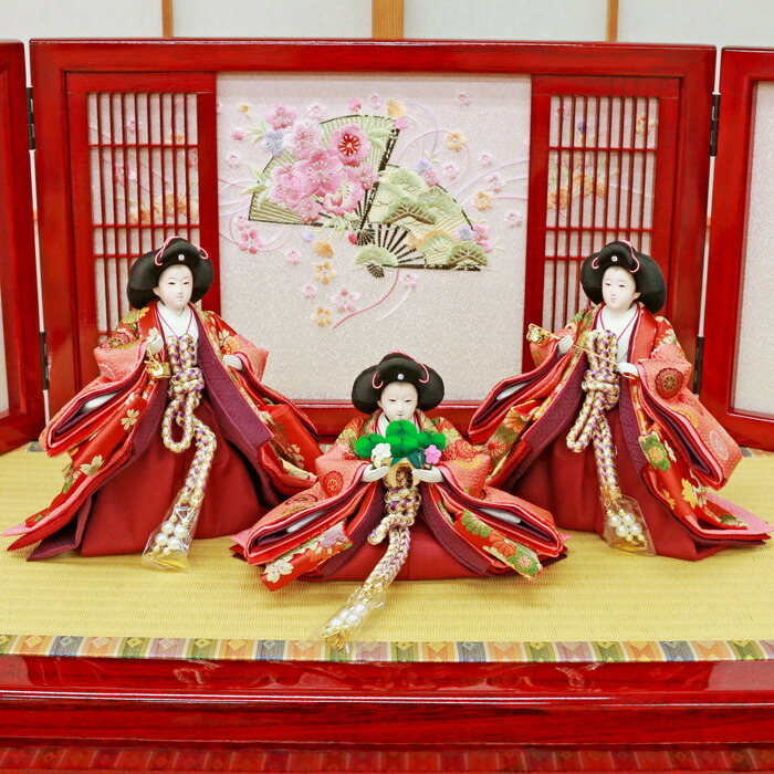 m*n様 キューピー お雛様 3段飾り 箱無し 楽天市場】【 雛人形 収納飾り 三