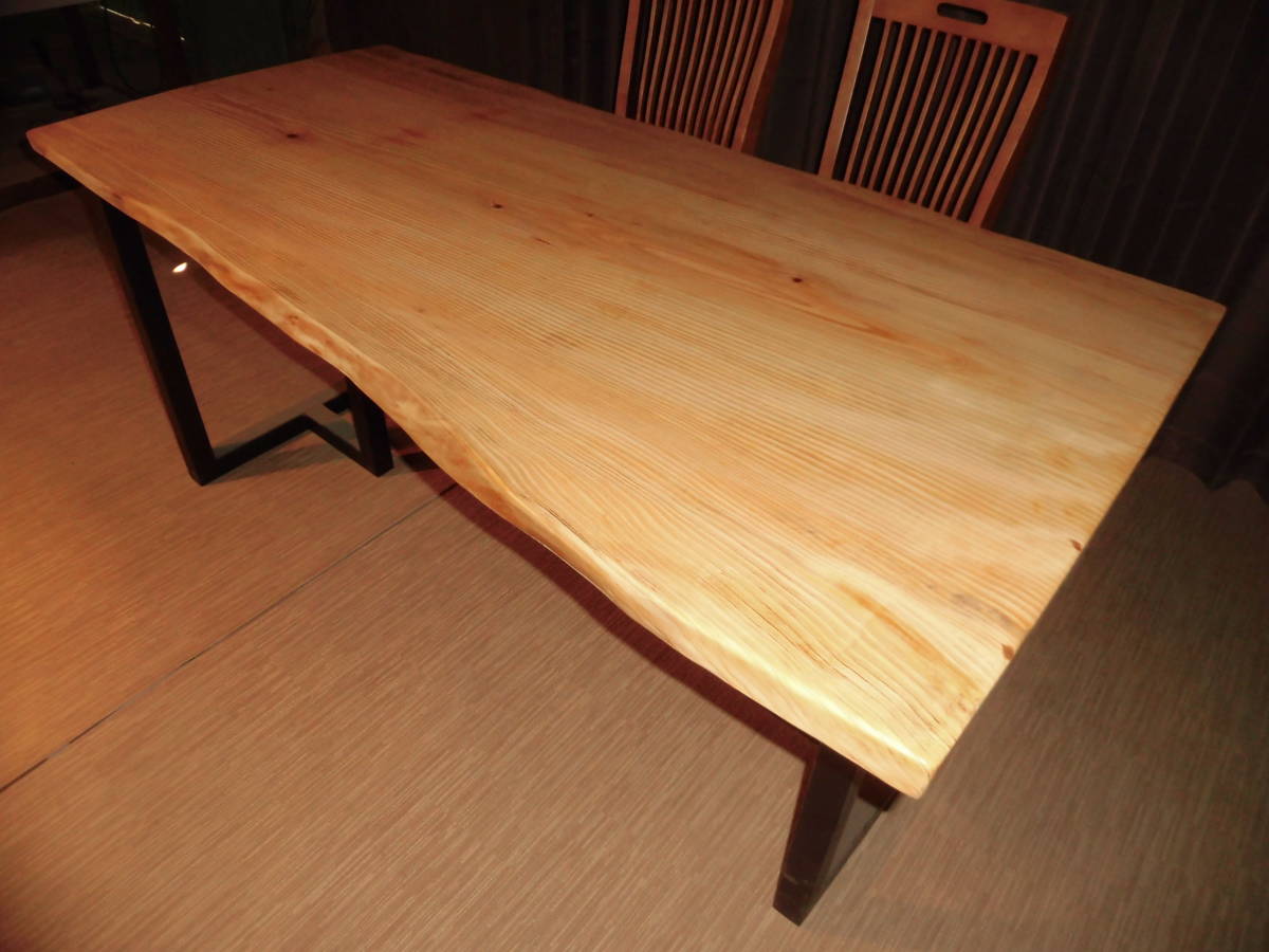 楽天市場】モミ 一枚板 ダイニングテーブル ローテーブル カウンター