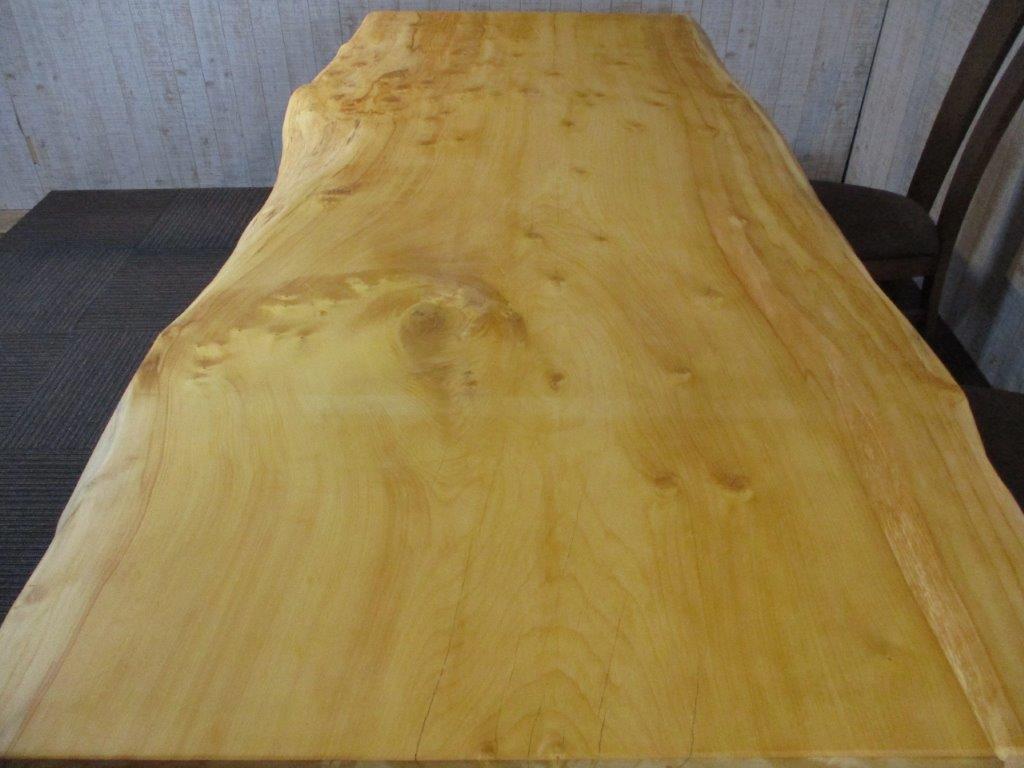 楽天市場】# 499□ 銀杏 イチョウ 一枚板 ダイニングテーブル ロー