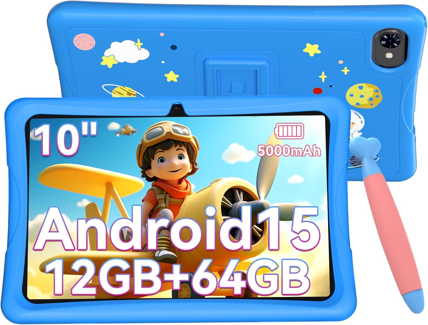 楽天市場】Android 15 キッズタブレット 10インチ 子供用タブレット