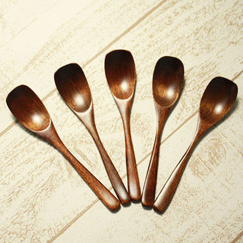 楽天市場】木製スプーン アイススプーン 5本セットメール便対応セット