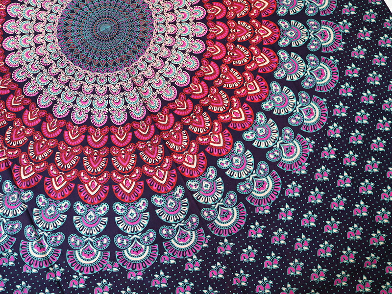 楽天市場】【15%OFFクーポン対象】曼荼羅（まんだら)マルチクロス