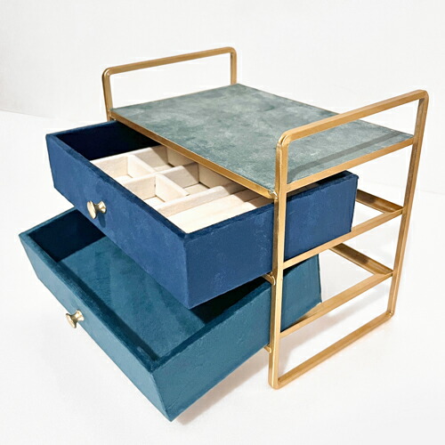 楽天市場】【ディスプレイ用品】 アクセサリー/ジュエリーボックス 2段