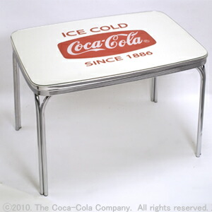 楽天市場】ガラストップ ダイナーテーブル（コカ・コーラ）Uシリーズ