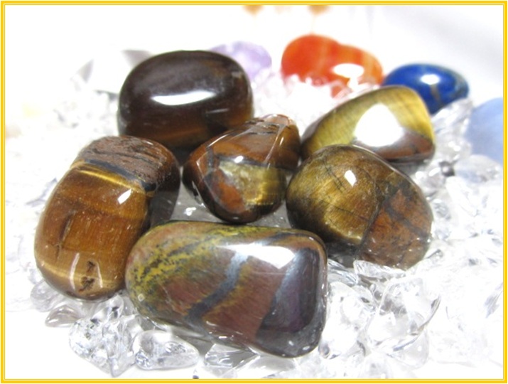 楽天市場】天然石パワーストーンタンブルタイガーアイ(虎目石)B級[BQ
