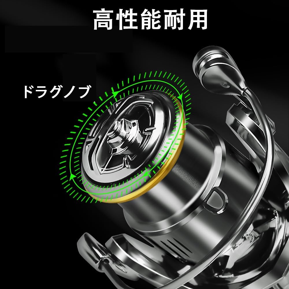 楽天市場】スピニングリール 左右交換ハンドル 軽量 遠投用 穴釣り