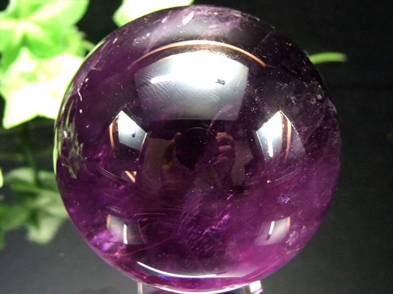 楽天市場】○浮かび上がる天使の指紋 S級【アメジスト(紫水晶)丸玉 LED