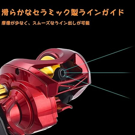 楽天市場】ベイトリール 初心者 最適 リール 左巻き 右巻き 超軽量