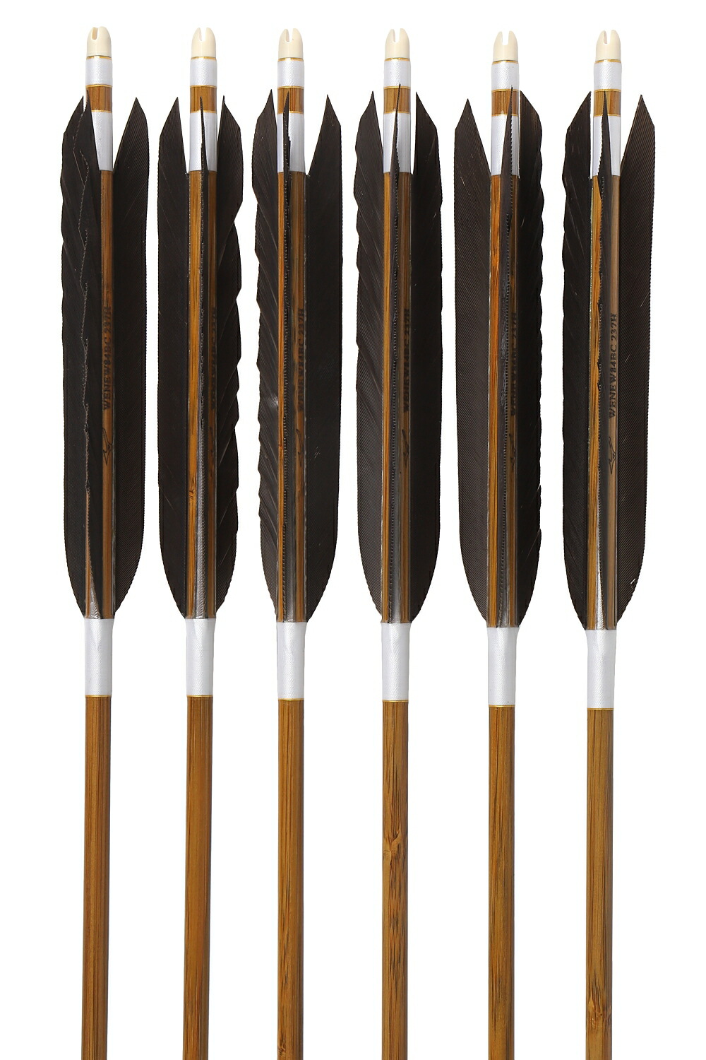 楽天市場】黒尾羽 特選プリント 粕尾2 WENEW 84BC 6本組 バンブー