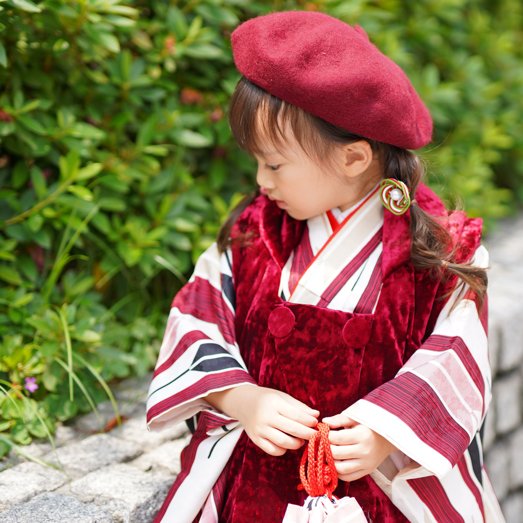 楽天市場】【レンタル】【ひよこ商店 七五三 三歳用被布コート9点