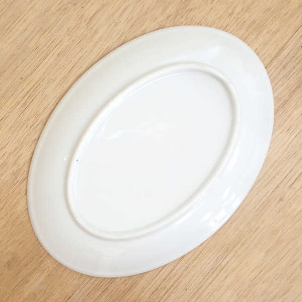楽天市場】お皿 プレート 26cm楕円皿 白オーバル皿 オーバルプレート