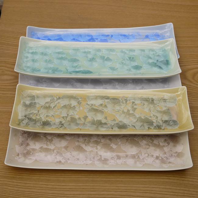 楽天市場】京焼 清水焼 花結晶長皿揃え 陶あん : 京焼清水焼専門店 松韻堂