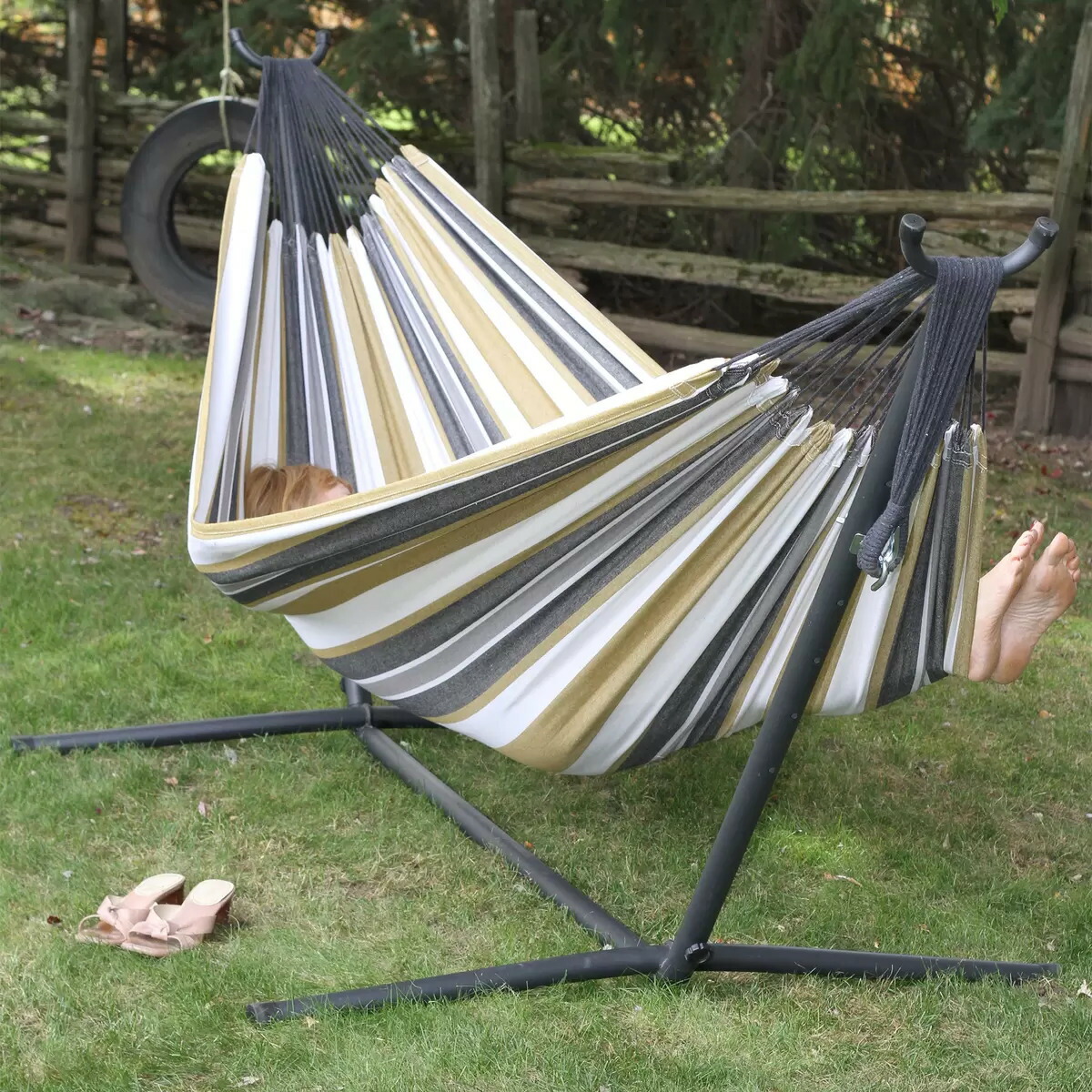 楽天市場】【箱傷み品】ビブレ ハンモック (デザートムーン) スタンド