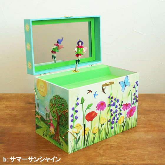 楽天市場】オルゴール バレリーナ 回転 宝石箱 ジュエリーボックス