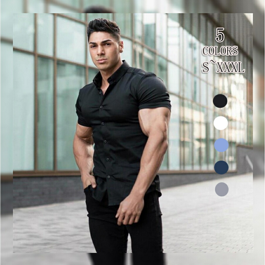 楽天市場】Manatsulife メンズ 半袖 ワイシャツ ビジネスシャツ 通勤