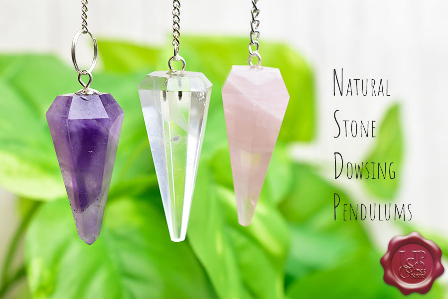 楽天市場】ペンデュラム 振り子◇水晶・アメジスト・ローズクォーツ
