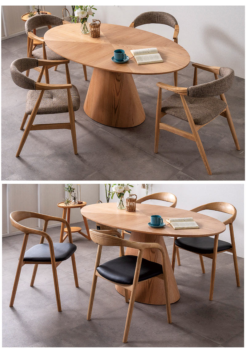 楽天市場】ダイニングテーブル 楕円 165cm 4人掛け オーバル テーブル