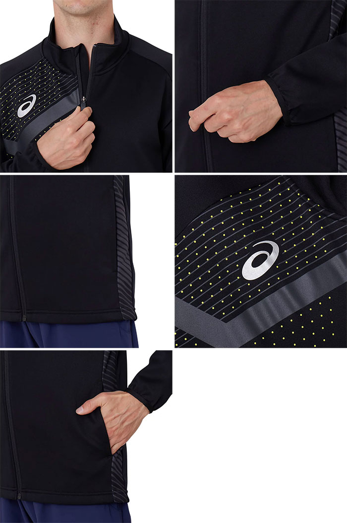 楽天市場】アシックス メンズ サッカー トレーニングジャケット