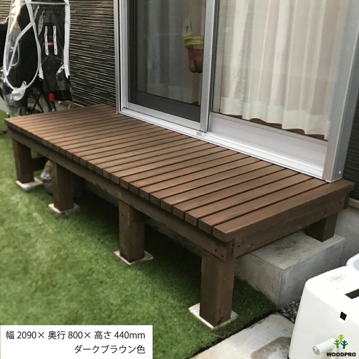 楽天市場】縁台 濡れ縁 国産杉/板幅65mm幅(間口)2765〜3590mm×奥行