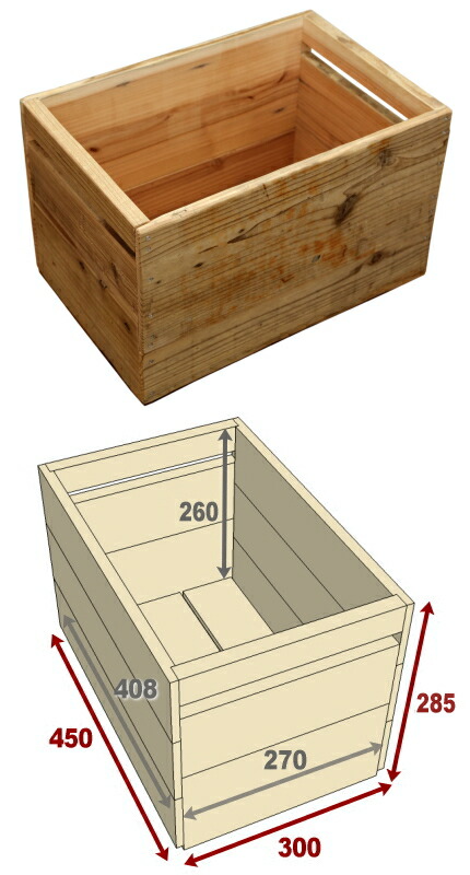 楽天市場】OLD ASHIBA（足場板古材）ベジタブルボックス 幅45cm×奥行