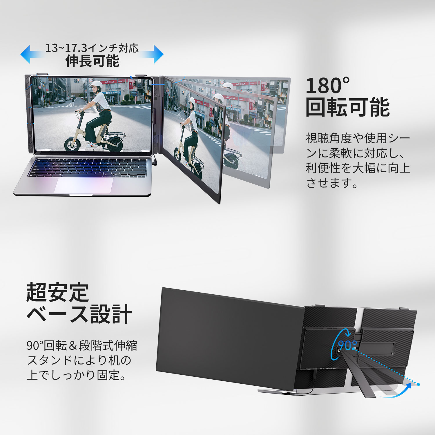 楽天市場】【20%OFFクーポン配布中】デュアルモニター モバイル