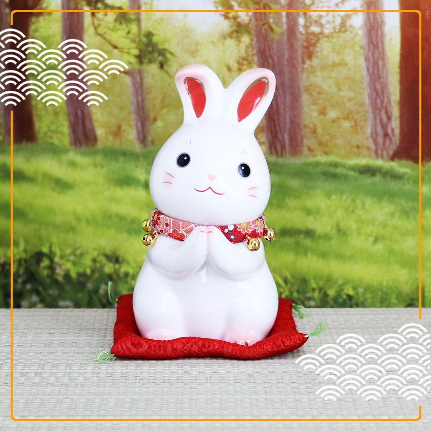 楽天市場】【楽天スーパーSALE限定20％OFF】 うさぎ ウサギ 兎 卯 置物