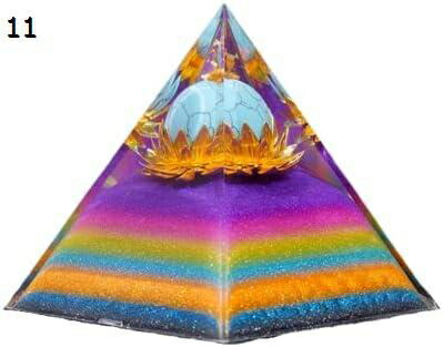 楽天市場】【20%OFFクーポン〜】オルゴナイト ピラミッド 置物 天然石