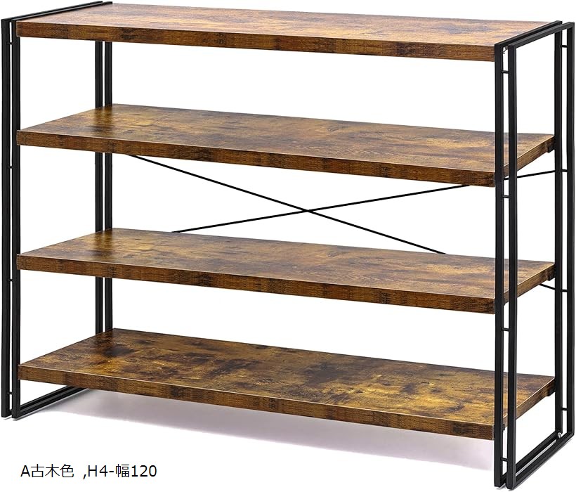 楽天市場】【楽天ランキング1位入賞】ラック 棚 オープンシェルフ 4段