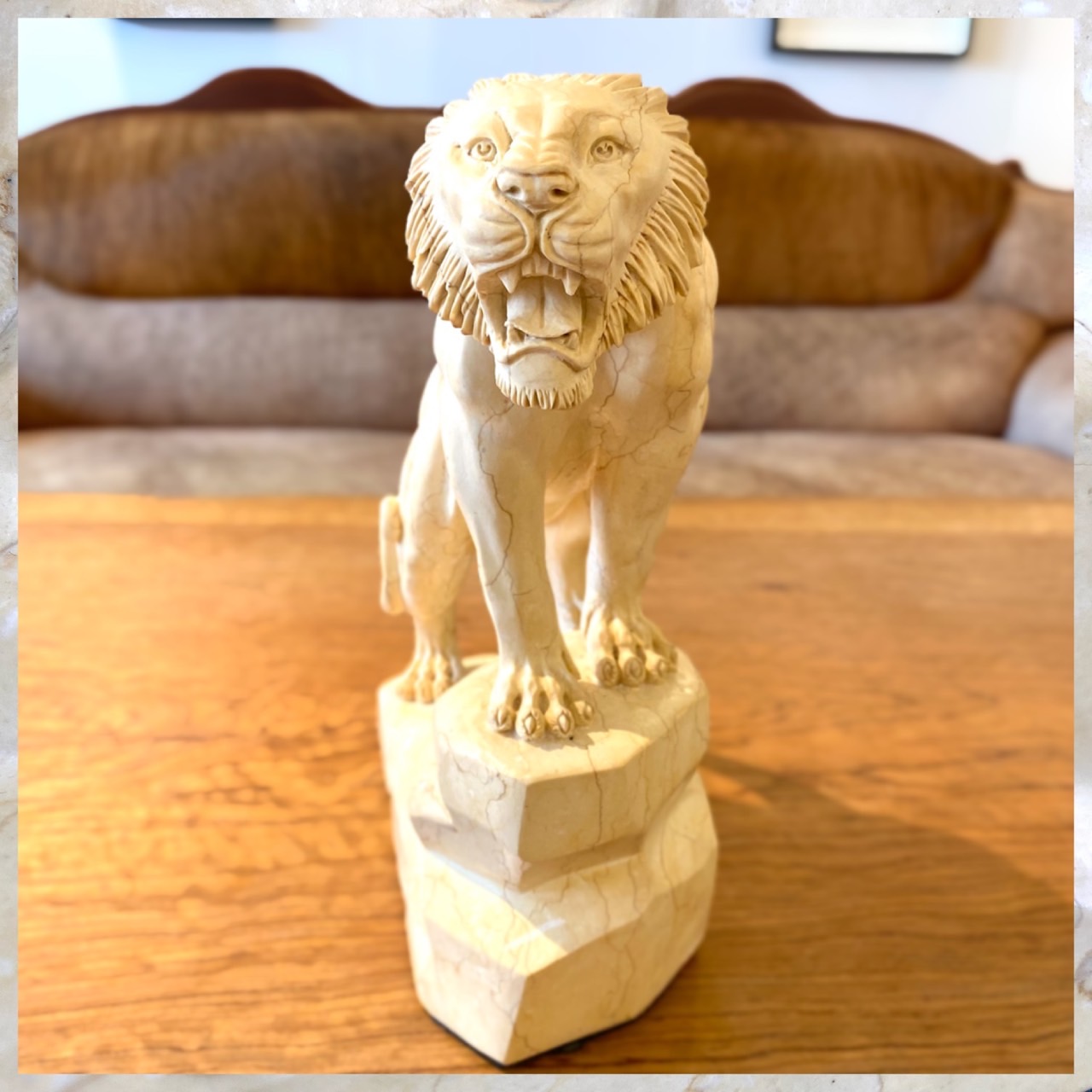 楽天市場】大理石 タイガー 虎 オブジェ アート インテリア 置き物