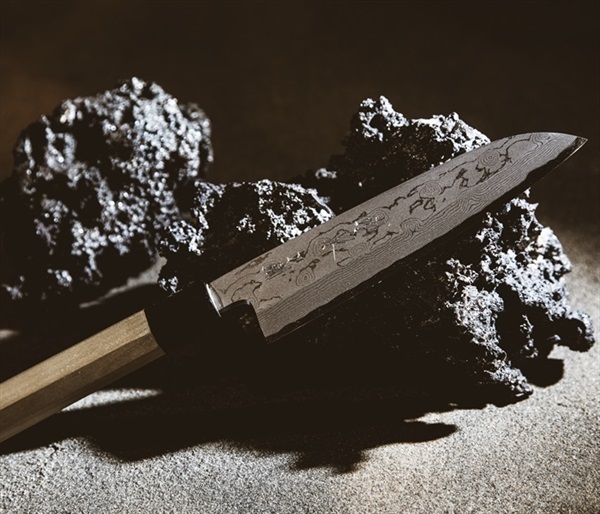 鐵泉玉鋼 墨流し三徳包丁｜TSKオンラインショップ