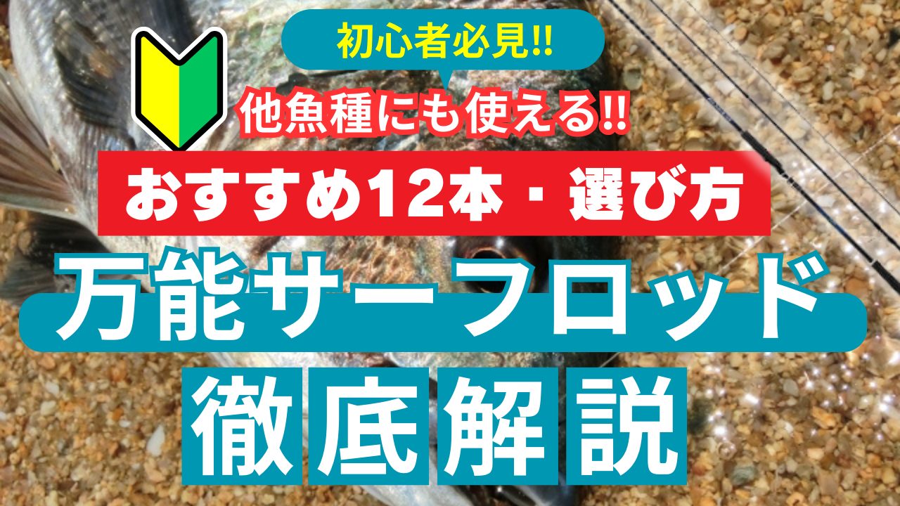 サーフ万能ロッド】ヒラメも青物もこれ1本！最強おすすめ12選｜失敗