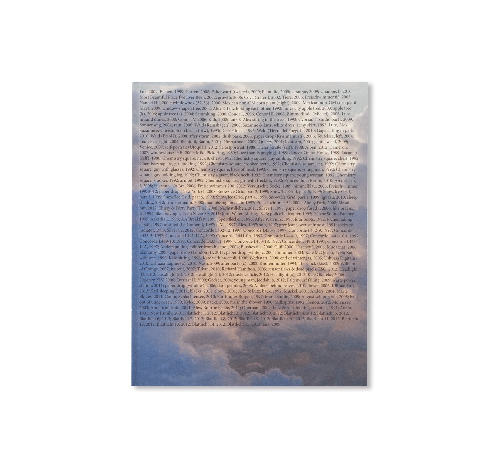 WOLFGANG TILLMANS by Wolfgang Tillmans – twelvebooks