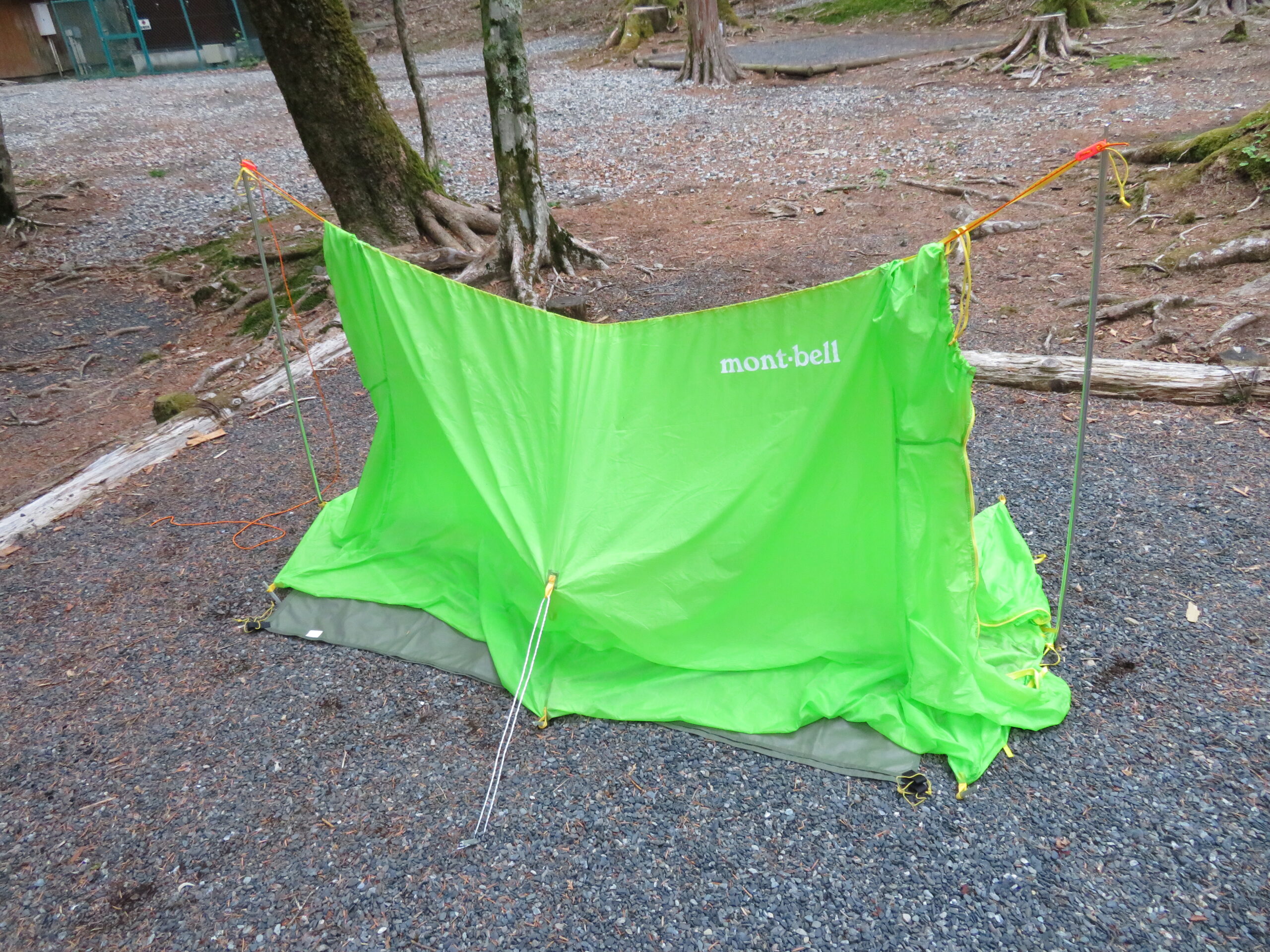 モンベルライトツェルトの張り方などレビューと主要ツェルトの比較