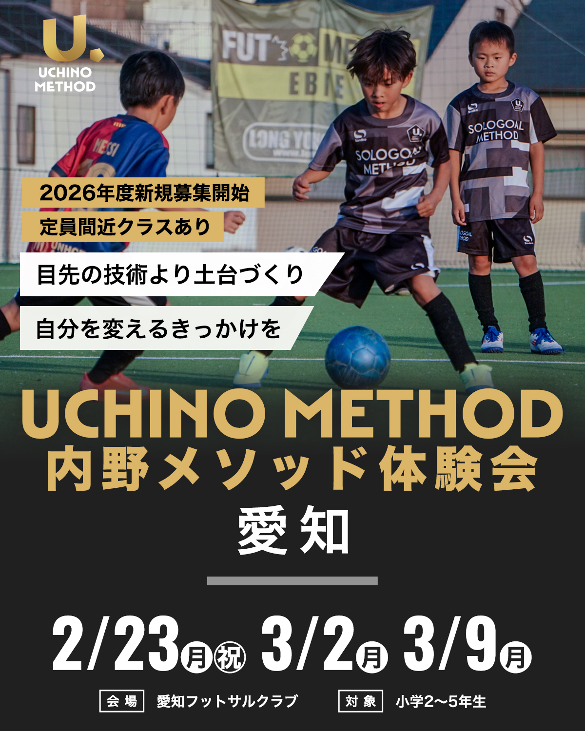 内野メソッドスクール － オリジナルドリブラーになるための動作改善