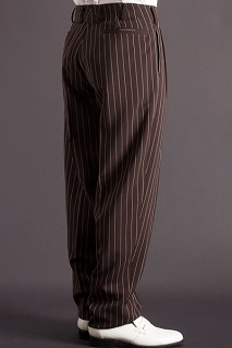 ロッカーズパンツ販売店舗｜ストライプ ブラウン #0260| ダンサー