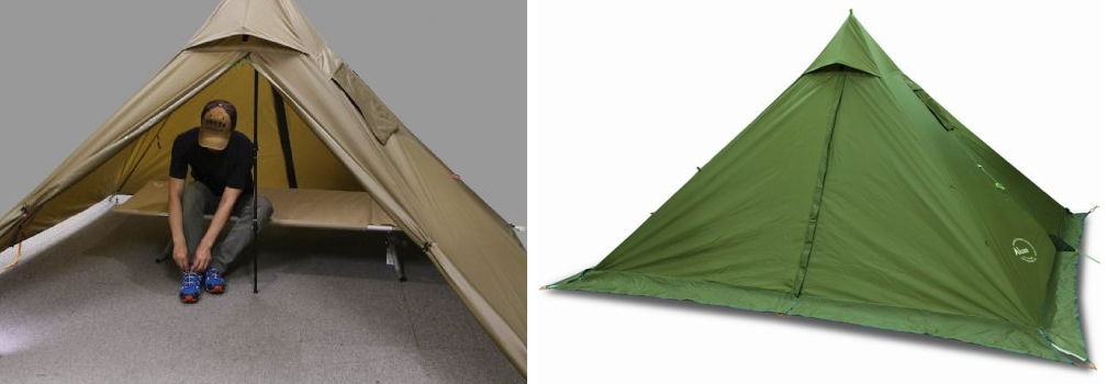 テンマクデザイン サーカス vs ミニピークXL（煙筒ポート＆スカート