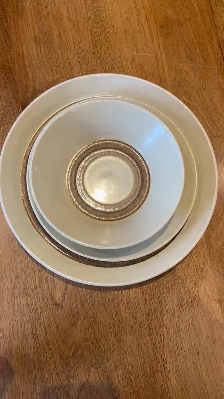 Vintage Crown Lynn Earthstone Landscape D625, Made in New Zealand