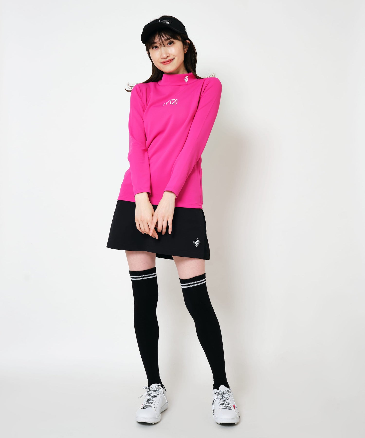 V12] ゴルフ レディース 長袖 モックネック CENTER LOGO MOCK | 【公式